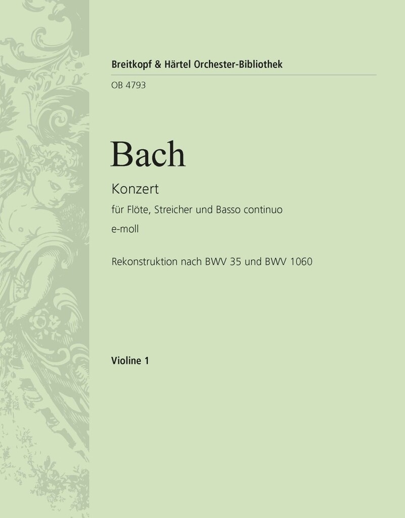Flötenkonzert e-moll BWV 1059R